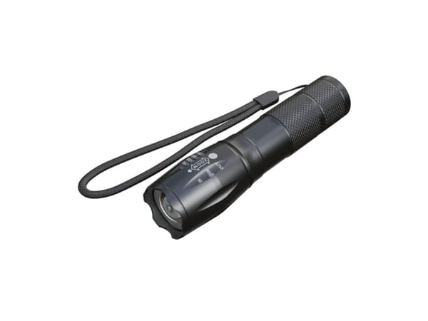 Extralink EX.30684, Käsikokoinen taskulamppu, Musta, Alumiini, Painikkeet, SMD LED, 1 lamppua