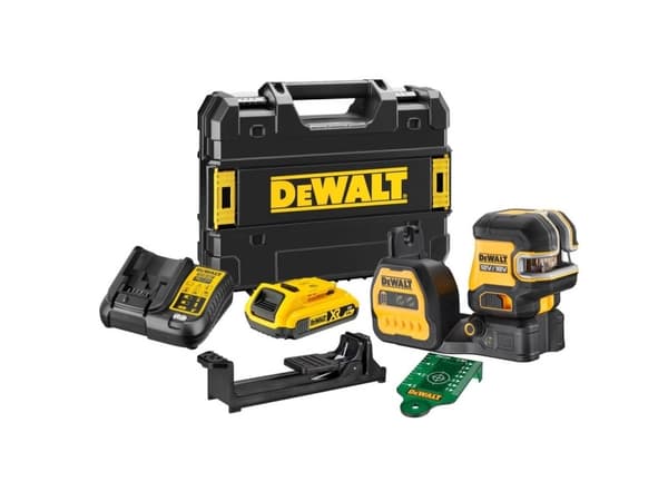 DEWALT.LASER LINEAR 12/18V DCE825D1G18 GREEN + 5-POINT 1x2.0Ah