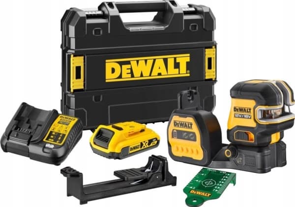 DEWALT.LASER LINEAR 12/18V DCE825D1G18 GREEN + 5-POINT 1x2.0Ah