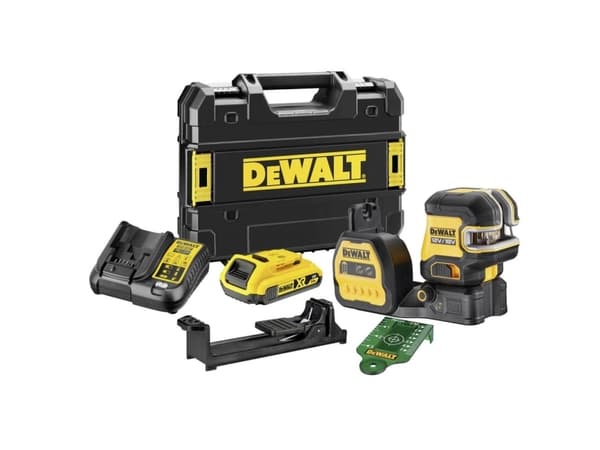 DEWALT.LASER LINEAR 12/18V DCE825D1G18 GREEN + 5-POINT 1x2.0Ah