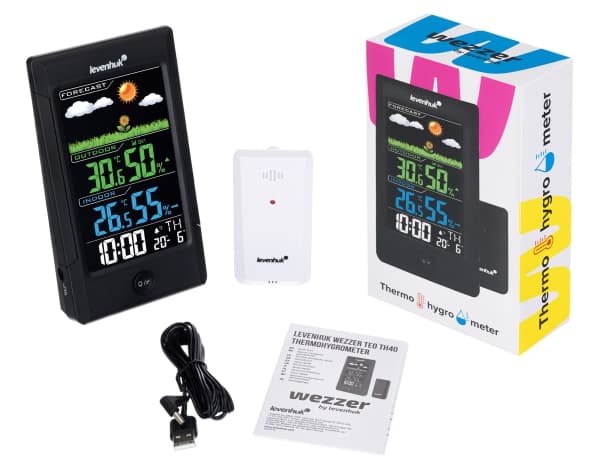 Levenhuk Wezzer Teo TH40 Lämpötilamittari Levenhuk Wezzer Teo TH40 Thermohygrometer