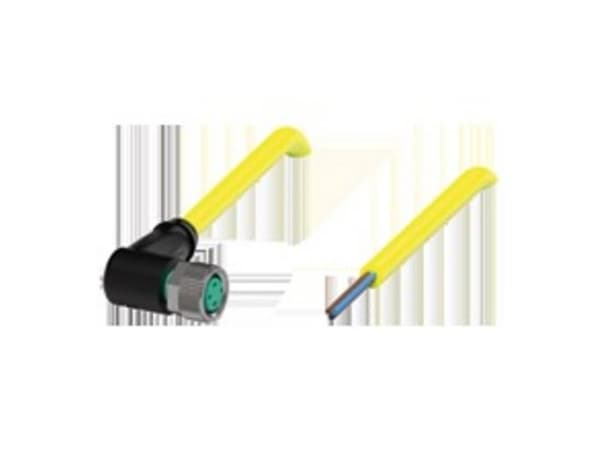 Pepperl+Fuchs 456517 Sensor-, ställdon-stik, 2 m Pol-tal (RJ): 3 1 st