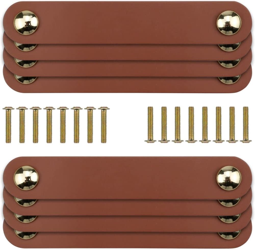 Läderhandtag 8 pack #23