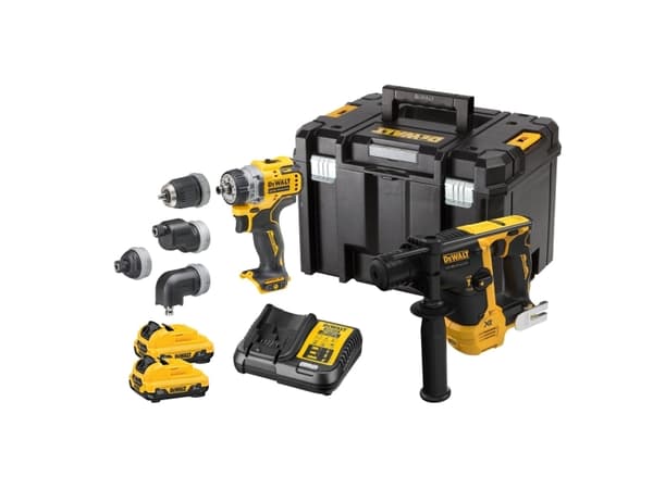 DEWALT.COMBO KIT 12V DCK2101L2T (DCH072 DCD703) 2x3.0Ah TSTAK