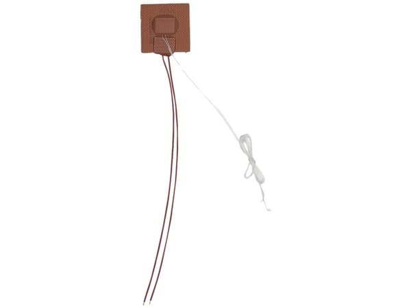 Thermo TECH Silikone Varmefolie #####glasfaserverstärkt 24 V/AC, 24 V/DC 25 W Beskyttelsestype IPX7 (L x B) 50 mm x 50 mm