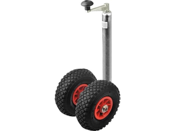 ProPlus ProPlus Double Jockey Wheel, Pneumatic Tyres, 26x8.5cm