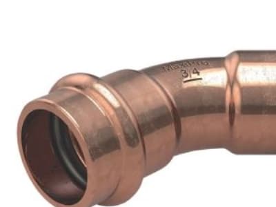 Conex MaxiPro taivutus 45 1 3/8 - Kuparipuristin, jopa 48 bar käyttöpaine, 2 kpl säkki