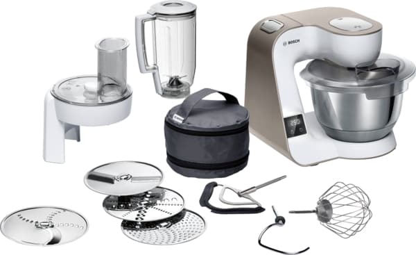 Bosch - Kitchen Machine 1000W, With Built-in Weight ( MUM5XW20 )