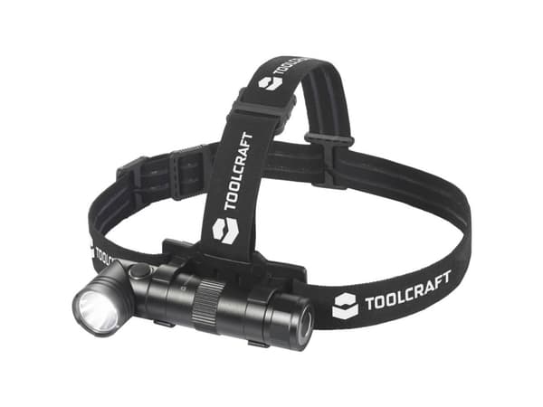 TOOLCRAFT SMD LED-otsalamppu paristokäyttöinen 2000 lm TO-7838469