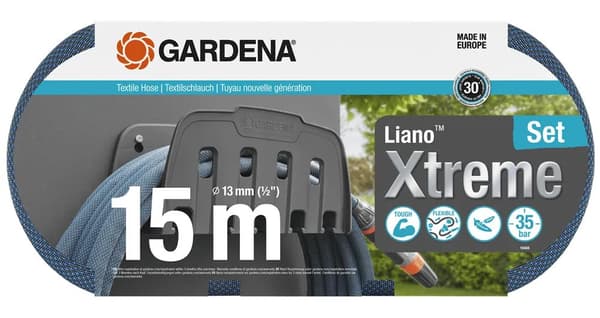 Gardena Trädgårdsslang Liano Xtreme 15 m. - Set