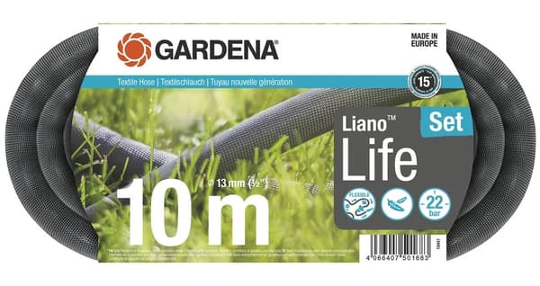 Gardena Hageslange Liano Life 10 m. - Sett