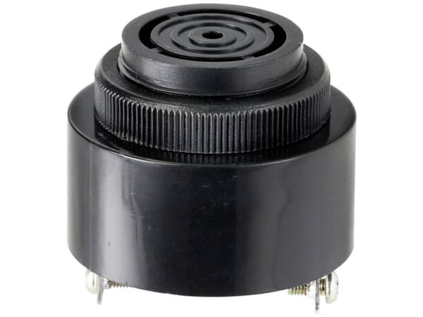TRU COMPONENTS TC-10475808 Piezohälytin Melutaso: 80 dB Jännite: 12 V Jatkuva ääni 1 kpl