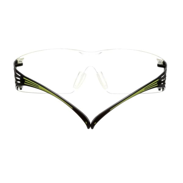 3M SecureFit SF420AF Skyddsglasögon inkl. anti-fogskydd, med repskydd Grön, Svart EN 166 DIN 166