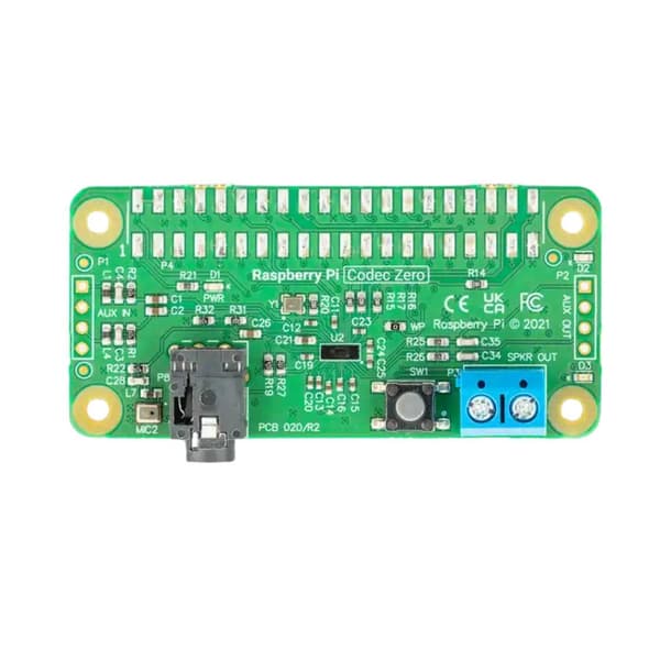 Raspberry Pi® IQaudio Codec Zero Raspberry Pi® Ljudkort