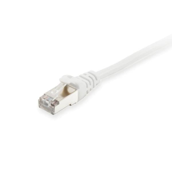 Equip 605540 RJ45 Nätverkkabel, Patchkabel CAT 6 S/FTP 40.00 m Vit guldpläterad kontakt 1 st