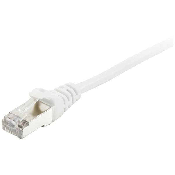 Equip 605540 RJ45 Nätverkkabel, Patchkabel CAT 6 S/FTP 40.00 m Vit guldpläterad kontakt 1 st