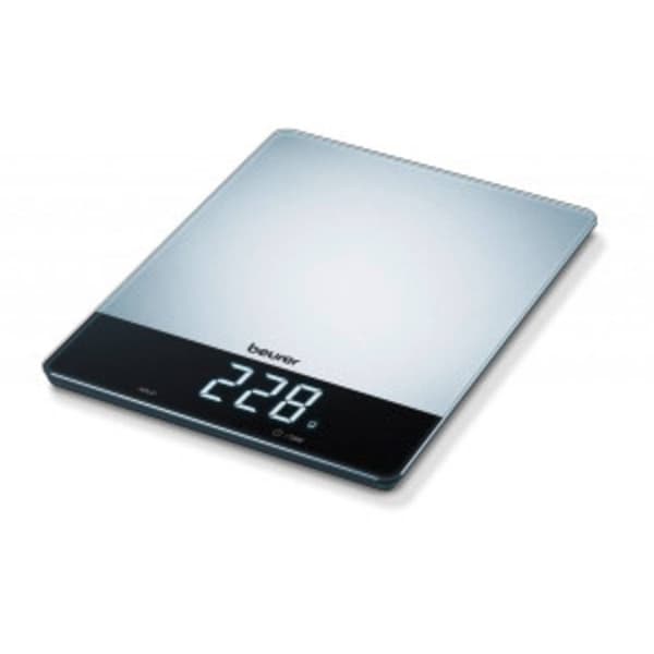 Beurer KS 34 Stainless Steel Köksvåg digital Vägningsområde=15 kg Rostfritt stål 200 x 263 x 20