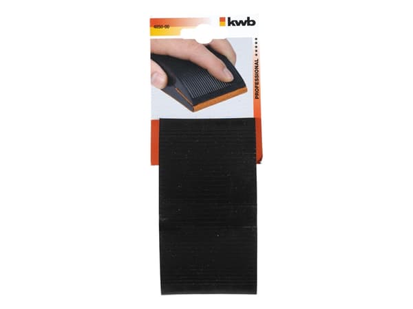 kwb 485000, Flexibel, Slipkloss, Svart, 130 x 70 mm