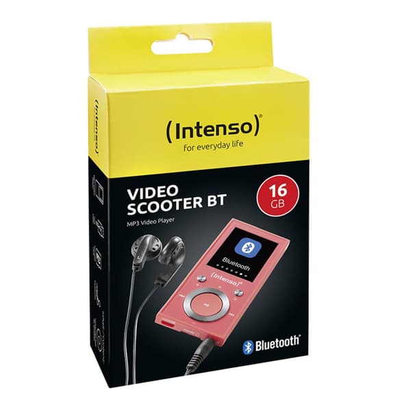 Intenso Video Scooter MP3-spelare 16 GB Röd Bluetooth