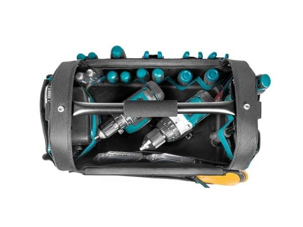 Makita E-15419, Svart, Grå, Turkosblå, Metall, Nylon, Plast, Smutsavvisande, Stänkskyddad, 310 mm, 490 mm, 360 mm