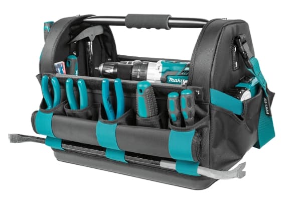 Makita E-15419, Svart, Grå, Turkosblå, Metall, Nylon, Plast, Smutsavvisande, Stänkskyddad, 310 mm, 490 mm, 360 mm