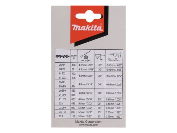 Grandinė MAKITA UC4051A 40cm/16&quot; 3/8" 1,3 mm 56H