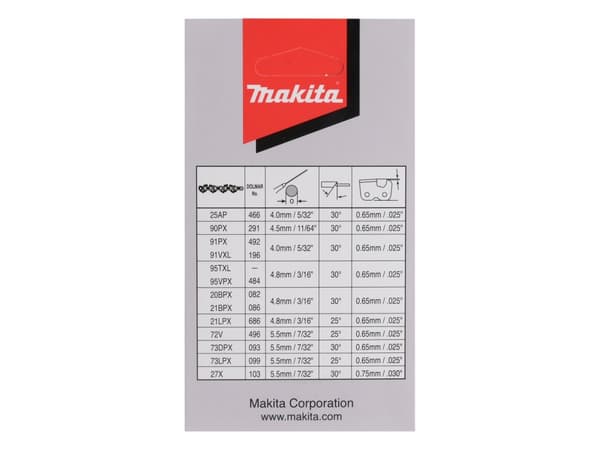 Makita 191X04-8, 1 stykker