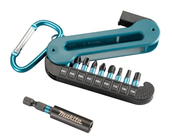 MAKITA E-12005 - Iskevä musta terässarja (10 kpl | sis. koukkukiinnittimen) (E-12005)