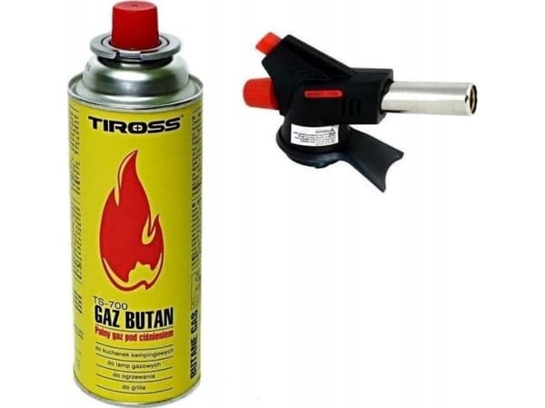 Tiross GAS BURNER + 227g CARTRIDGE LUTLAMP SOLDERING IRON TIROSS TS-705-G