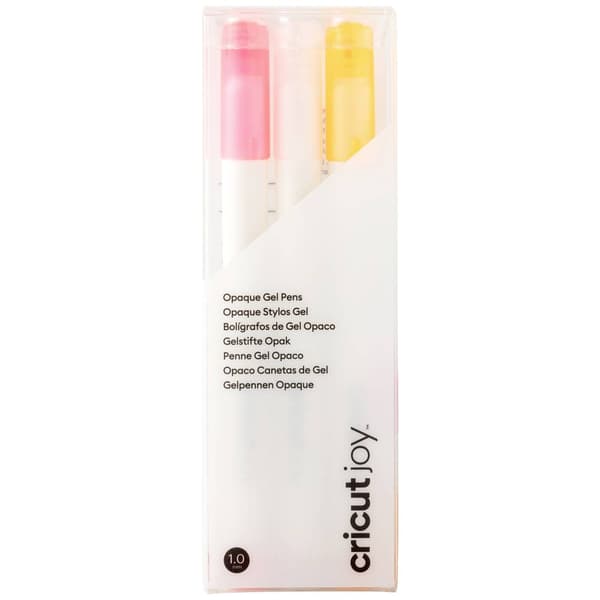 Cricut Joy™ Gel 1,0 mm, 3er Stiftsats Vit, Rosa, Orange
