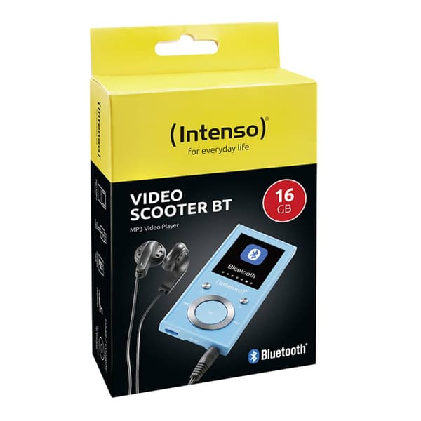 Intenso Video Scooter MP3-spelare 16 GB Blå Bluetooth
