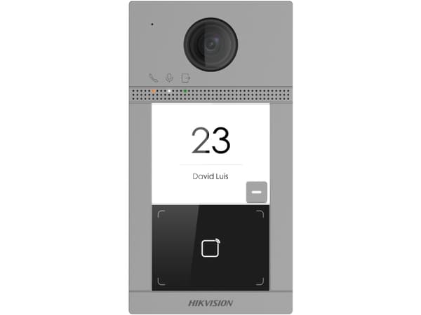 Hikvision Digital Technology DS-KV8113-WME1(C), Svart, Grå, IP65, IK08, Vågrät, Utomhus, Snabb Ethernet Svart, Grå