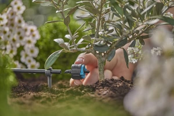 Gardena 13304-20, Tiputuspää, Tiputus-keinokastelujärjestelmä, Muovi, Musta, Vihreä, 1 kpl