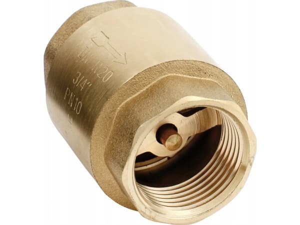 AQUER Tilbakeslagsventil Aquer ZZ1/2 GM TK 1/2" med messingskive