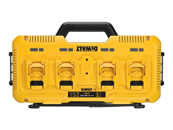 DeWALT DCB104-QW - Batteriladdare - 4 x batterier laddas - 8 A - 4 utdatakontakter