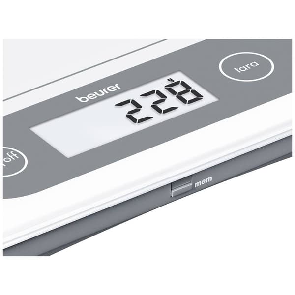 Beurer KS 59 Köksvåg digital Vägningsområde=20 kg Glas