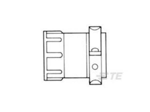 Stiftlister, stiklister TE AMP Circular Plastic Connectors 1-206322-1 TE Connectivity Indhold: 1 stk