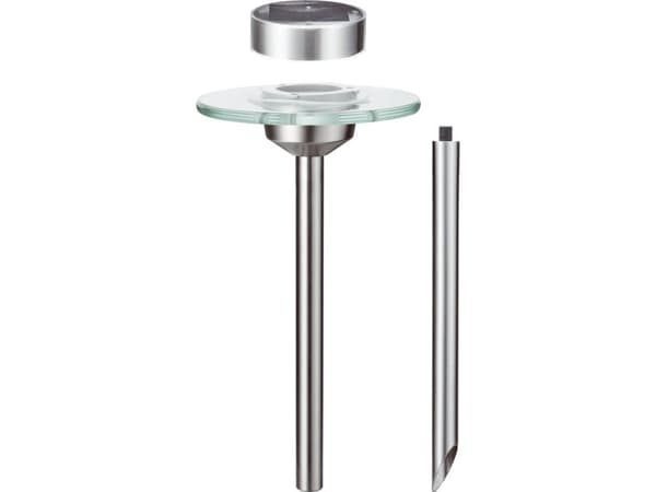 Paulmann 937.64, Markbelysning utomhus, Rostfritt stål, Glas, Rostfritt stål, IP44, Trädgård, III