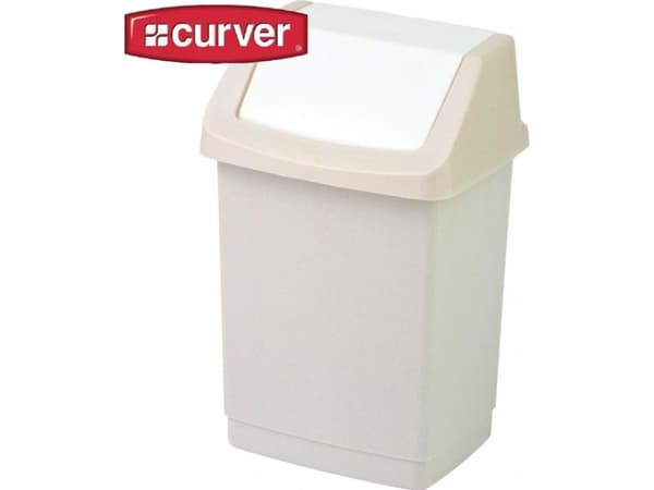 Søppelbøtte Curver krem (04045-844-65)