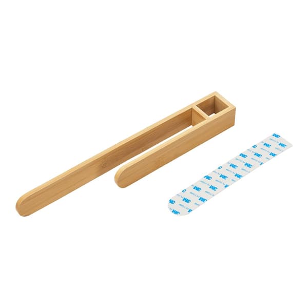 Handduskhållare Tønsberg 38x5x4 cm bambu [en.casa]
