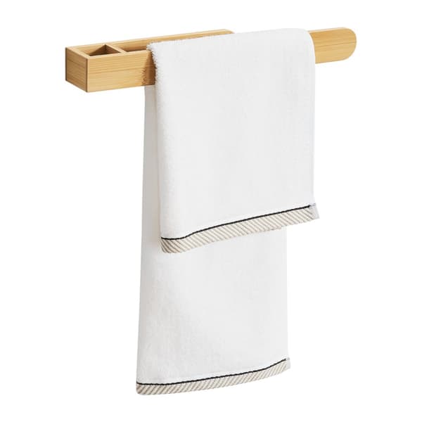 Handduskhållare Tønsberg 38x5x4 cm bambu [en.casa]