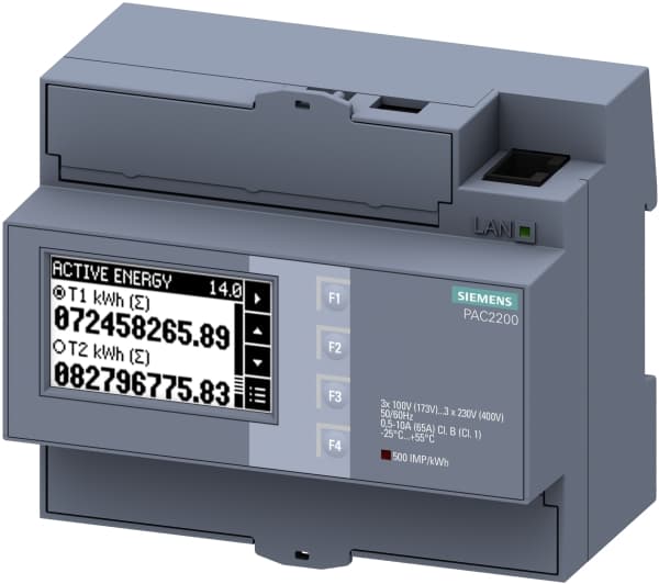 Siemens 7KM2200-2EA40-1EA1, Vahvavirta, kWh, 528 g