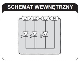 Zamel Virran merkkivalo LKM-01-10 1P 230V 2,8mA LKM-01-40