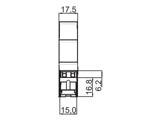 Zamel Virran merkkivalo LKM-01-10 1P 230V 2,8mA LKM-01-40