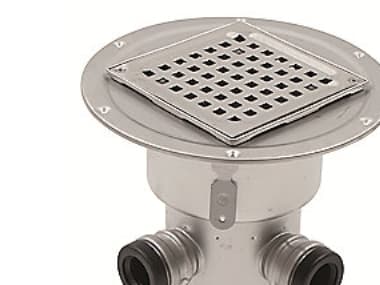 Blücher 110 mm afløbsskål t/smøremembran, m/studs, lodret, lang