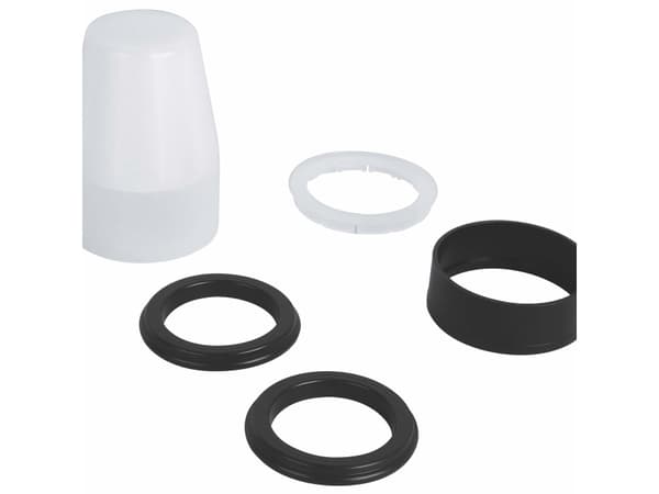 GROHE 46429K00, Gjuten packning, Ring, Svart, Vit