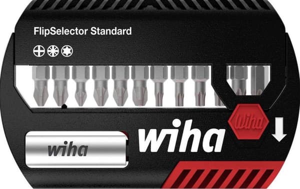 Wiha FlipSelector 39060 Bitsæt 15-delt krydshoved Phillips, krydshoved Pozidriv, Torx