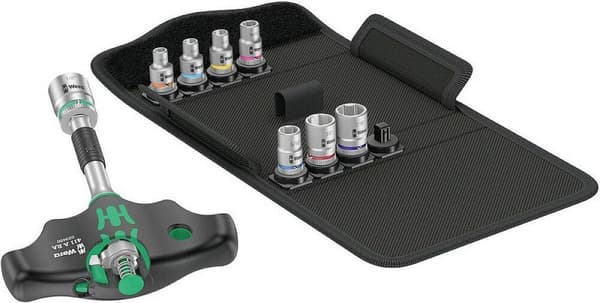 Wera Kraftform Kompakt 400 RA Sæt Imperial 2 Skraldeskruetrækker 1/4