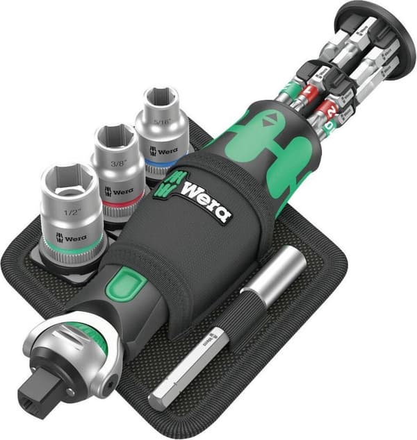 Wera Zyklop Pocket Set Imperial 2 Bits skruvmejsel 1/4, 3/8
