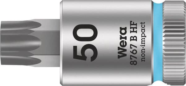 Wera 8767 B HF 05003072001 Sekskant (TX) Topnøgleindsats T 50 3/8 (10 mm)